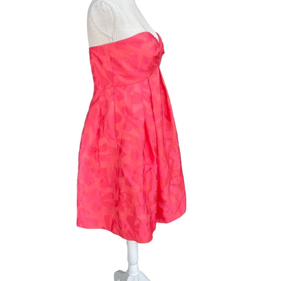 Jill Staurt Sweetheart Ruched Ruffle Strapless Cocktail Dress Size: 10 - Picture 3 of 12